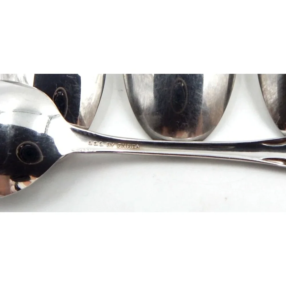 Oneida SSS Celebrity Dinner Place TableSpoons Stainless Flatware S/4 Replacement